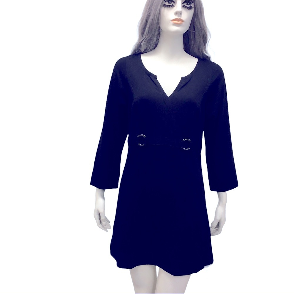 Max Studio MSSP Black Mini Dress